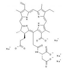 Talaporfin sodium, Mono-L-aspartyl chlorin e6, LS-11, ME-2906, NPe6, Laserphyrin injection