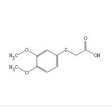 2-(3,4-二甲氧基苯基硫代)乙酸