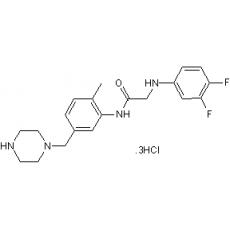 2-[(3,4-Difluorophenyl)amino]-N-[2-methyl-5-(1-piperazinylmethyl)phenyl]-acetamide trihydrochloride