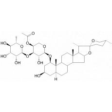 Brisbagenin 1-O-[O--L-rhamnopyranosyl-(13)]-4-O-acetyl--L-arabinopyranoside]