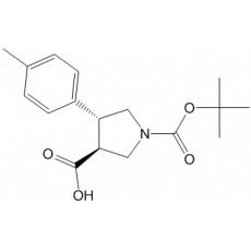 （3S，4R）-1-（叔丁氧羰基）-4-P-甲苯基吡咯烷-3-羧酸