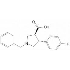 （3S，4R）-1-苄基-4-（4-氟苯基）吡咯-3-羧酸