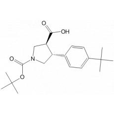 （3S，4R）-1-（叔丁氧羰基）-4-（4-叔丁基苯基）吡咯烷-3-羧酸