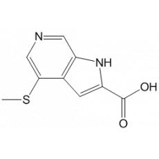 4-（甲硫基）-1H-吡咯并[2,3-c]吡啶-2-羧酸