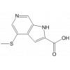 4-（甲硫基）-1H-吡咯并[2,3-c]吡啶-2-羧酸