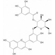 飞燕草素3`-0-(2``-0-三羟苯甲酰-β-吡喃半乳糖苷)