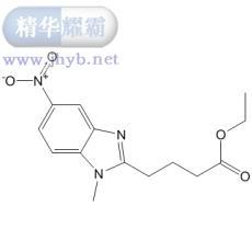 1-甲基-5-硝基-1H-苯并咪唑-2-丁酸乙酯