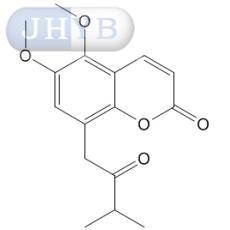 5,6-二甲氧基-8-(3′-甲基-2′-氧丁基)香豆素