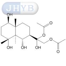 12,13-Diacetoxyl-1,4,6,11-eudesmaneteol