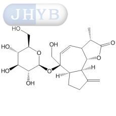 10,14-Dihydroxy-10(14),11(13)-tetrahydro-8,9-didehydro-3-deoxyzaluzanin C 10-O--glucopyranoside