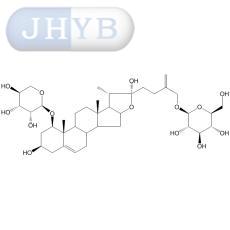 26-O-β-D-葡萄吡喃糖基-5,25(27)-二烯-1β,3β,22β,26-四醇-1-O-α-L-阿拉伯吡喃糖苷