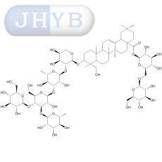 3-O-[β-D-吡喃葡萄糖基-(1→4)][α-L-吡喃鼠李糖基-(1→3)]-β-D-吡喃鼠李糖基-(1→3)-α-L-吡喃鼠李糖基-(1→2)-α-吡喃阿拉伯糖常春藤皂苷-28-O-β-D-吡喃葡萄糖基-(1→6)-β-D-吡喃鼠李糖
