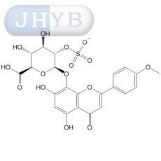 异高山芩素-4′-甲基醚-8-O-β-D-葡萄糖醛酸苷-2″-硫酸盐
