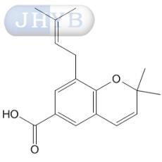 2,2-二甲基-8-(3-甲基-2-丁烯基)-2H-苯并吡喃-6-羧酸