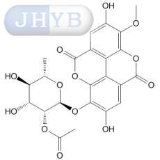 3-O-甲基并没食子酸-3'-O-α-2″-O-乙酰基吡喃鼠李糖苷