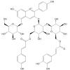 蹄纹天竺素-3-O-[6-O-(E)-对-香豆酰基-2-O-(6-(E)-阿魏酰基-β-D-吡喃葡萄糖基）-(1→2)-β-D-吡喃葡萄糖基]-5-O-(β-D-吡喃葡萄糖苷)