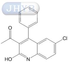 1-(6-氯-2-羟基-4-苯基喹啉-3-基)乙酮