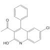 1-(6-氯-2-羟基-4-苯基喹啉-3-基)乙酮