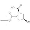 (2R,4R)-N-叔丁氧羰基-4-羟基吡咯烷-2-甲酸