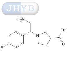 1-[2-氨基-1-（4-氟苯基）-乙基]-吡咯烷-3-甲酸