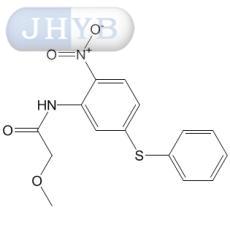 2-methoxy-N-[2-nitro-5-(phenylsulfanyl)phenyl]acetamide