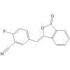 2-Fluoro-5-[(3-oxo-1(3H)-isobenzofuranylidene)methyl]-benzonitrile