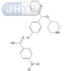 4-[(4-氯苯基)-2-吡啶基甲氧基]哌啶对硝基苯甲酸盐