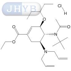 (3R,4r,5s)-4-n-乙酰基(1,1-二甲基乙基)氨基-5-N,N-二烯丙基氨基-3-(1-乙基丙氧基)-1-环己烯-1-羧酸乙酯盐酸盐