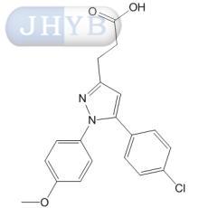 1H-Pyrazole-3-propanoicacid, 5-(4-chlorophenyl)-1-(4-methoxyphenyl)- 