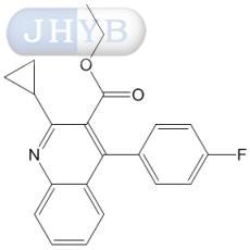 2-环丙基-4-(4-氟苯基)-喹啉-3-羧酸乙酯