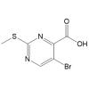 5-溴-2-(甲硫基)-4-嘧啶甲酸
