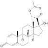 Pregna-1,4-diene-3,20-dione,17,21-dihydroxy-, 21-acetate