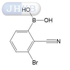 3-溴-2-氰基苯硼酸