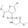 5-氯-3-磺酰氨基乙酸甲酯-2-噻吩甲酸甲酯